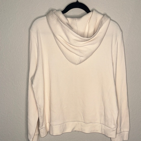 Quince Cream Zip-Up Hoodie - Picture 7 of 9